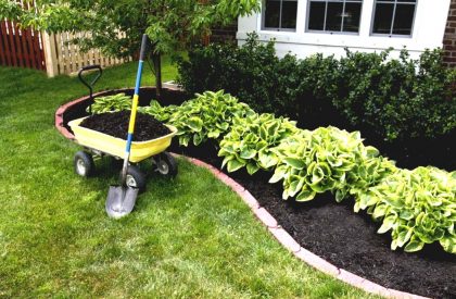 landscaping-ideas-with-black-mulch-post-modern-furniture